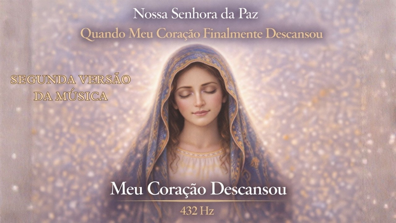 Musica: Nossa Senhora da Paz  Quando Meu Coração Finalmente Descansou (segunda versão) #nossasenhora