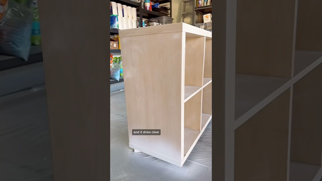 DIY IKEA Kallax cube shelf hack into Craft Table