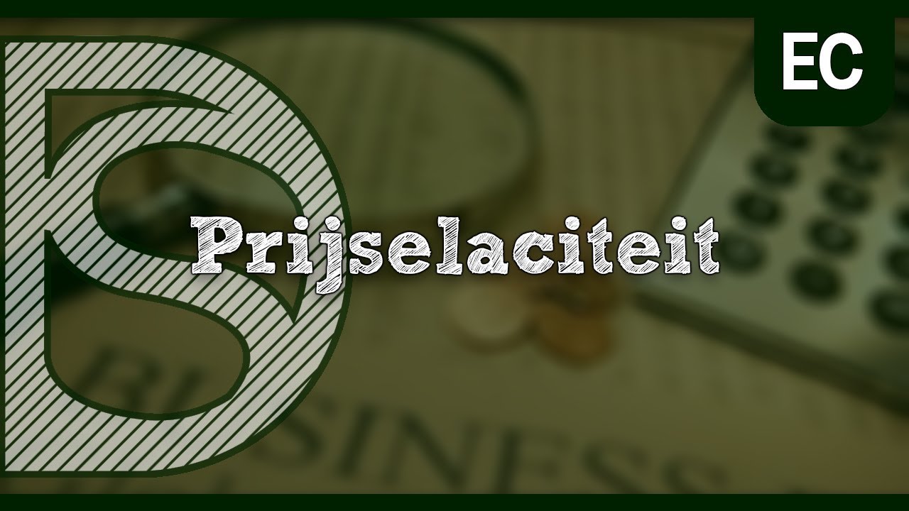 Examen economie - Prijselasticiteit (Concept markt)