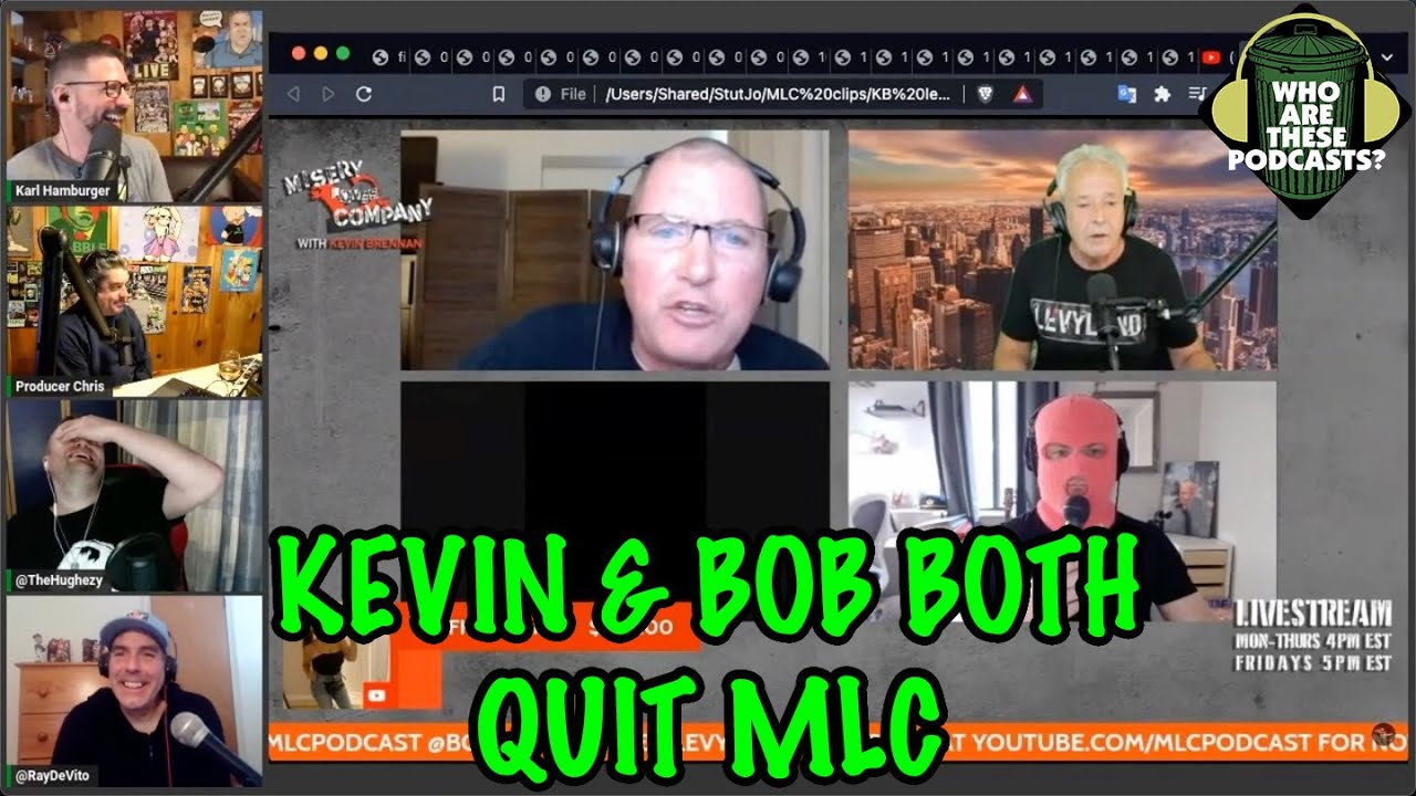 Bob Levy Leaves Misery Loves Company; Chad Sticks Up For Chris D'Elia (w/ Ray DeVito & Hughezy)