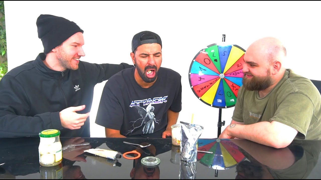 GLÜCKSRAD EKEL-Challenge!!ABDEL vs JAN u. CENGIZ