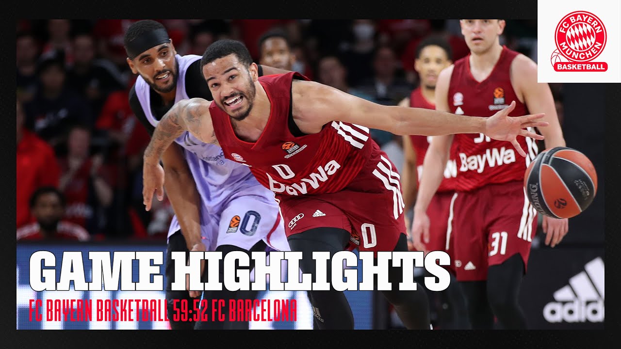 Bayern Highlights | FC Bayern Basketball vs FC Barcelona 59:52 | EuroLeague