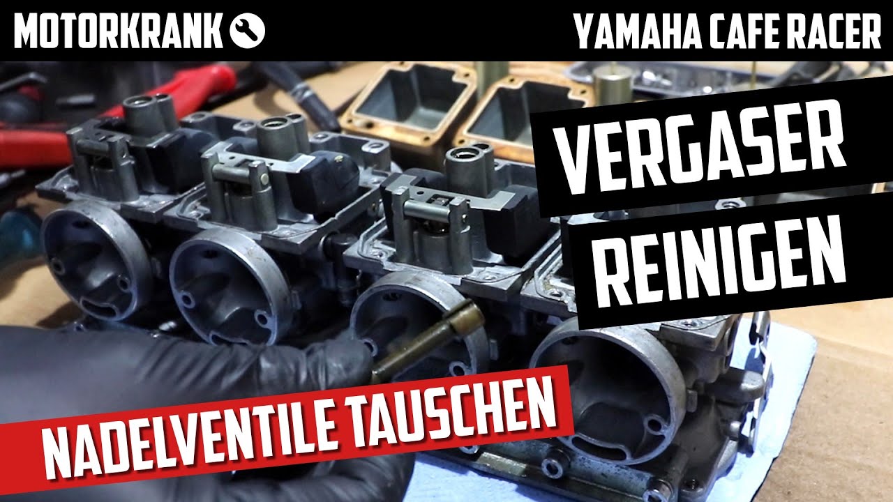 VERGASER REINIGEN und neue Schwimmernadelventile - Yamaha XJ550 (4V8) Café Racer