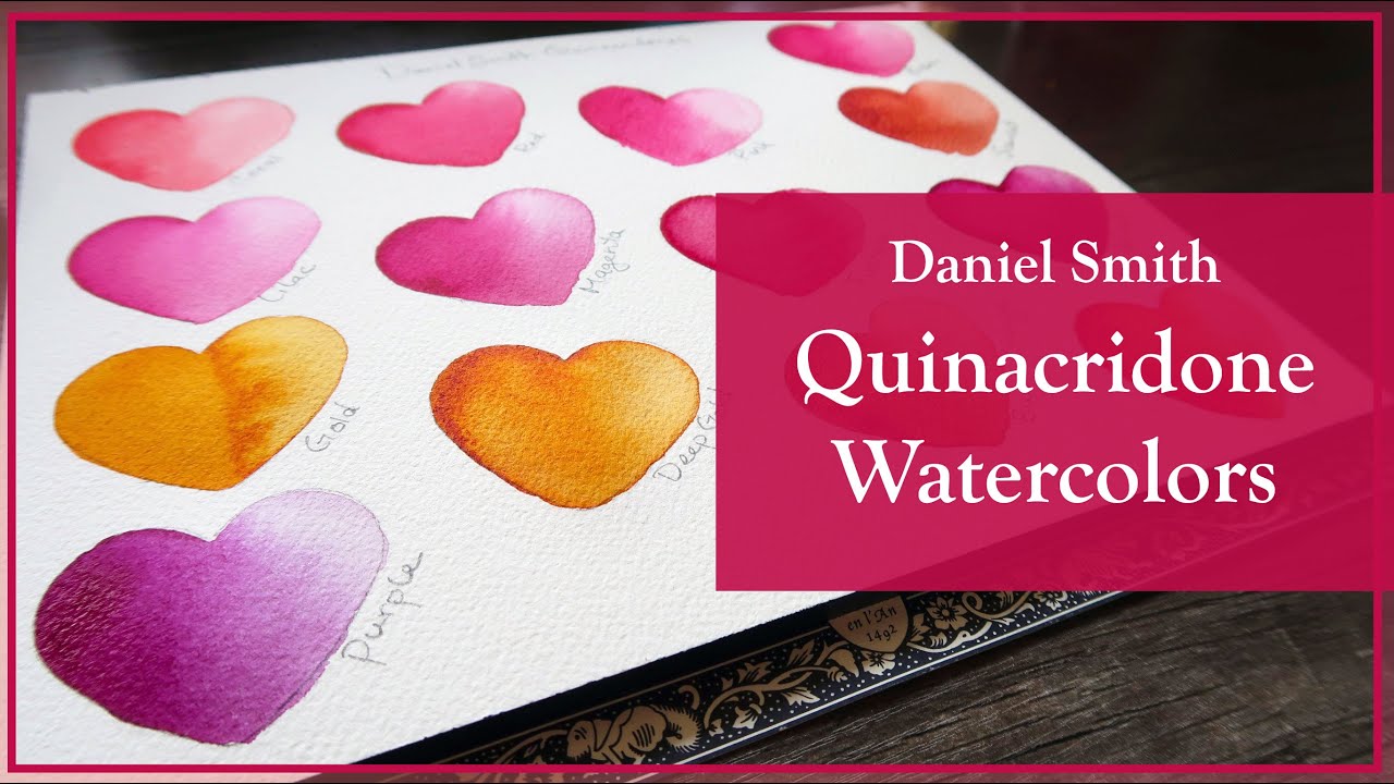 Artist's First Encounter with Daniel Smith's Quinacridone Watercolor!