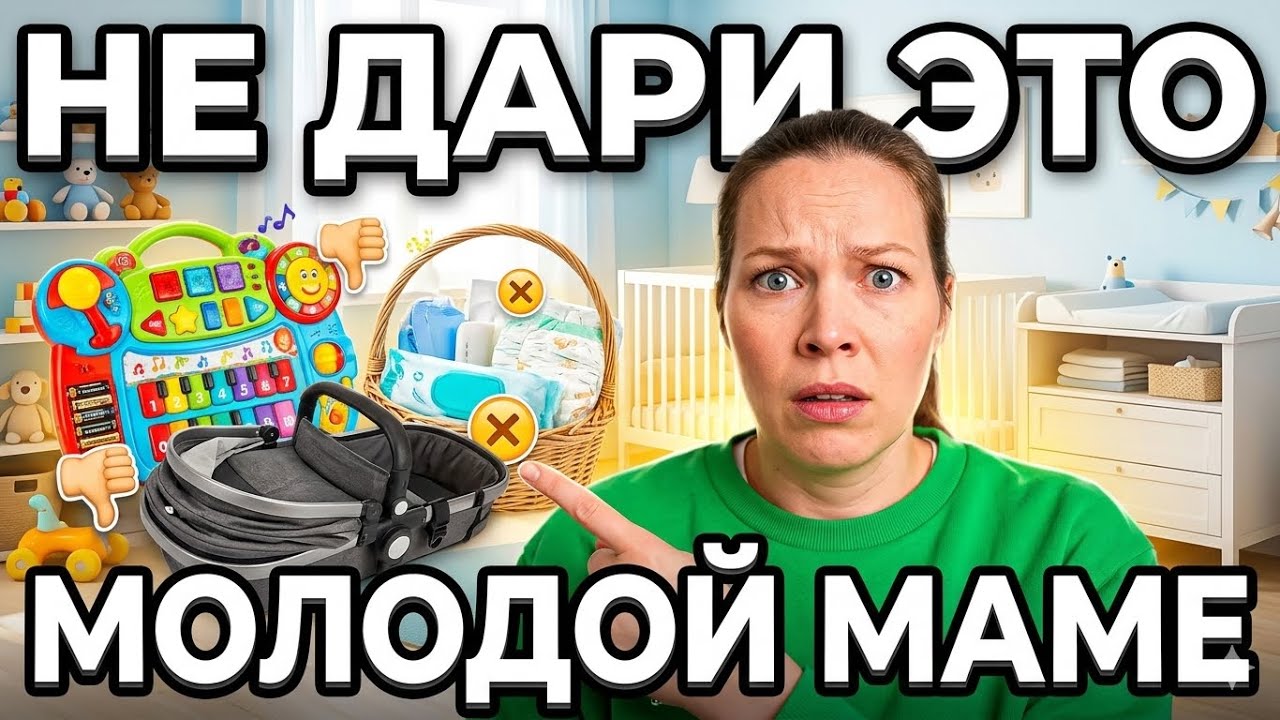ЧТО НЕЛЬЗЯ дарить молодой маме? Чёрный список и САМЫЙ ценный подарок | Финальная часть 3