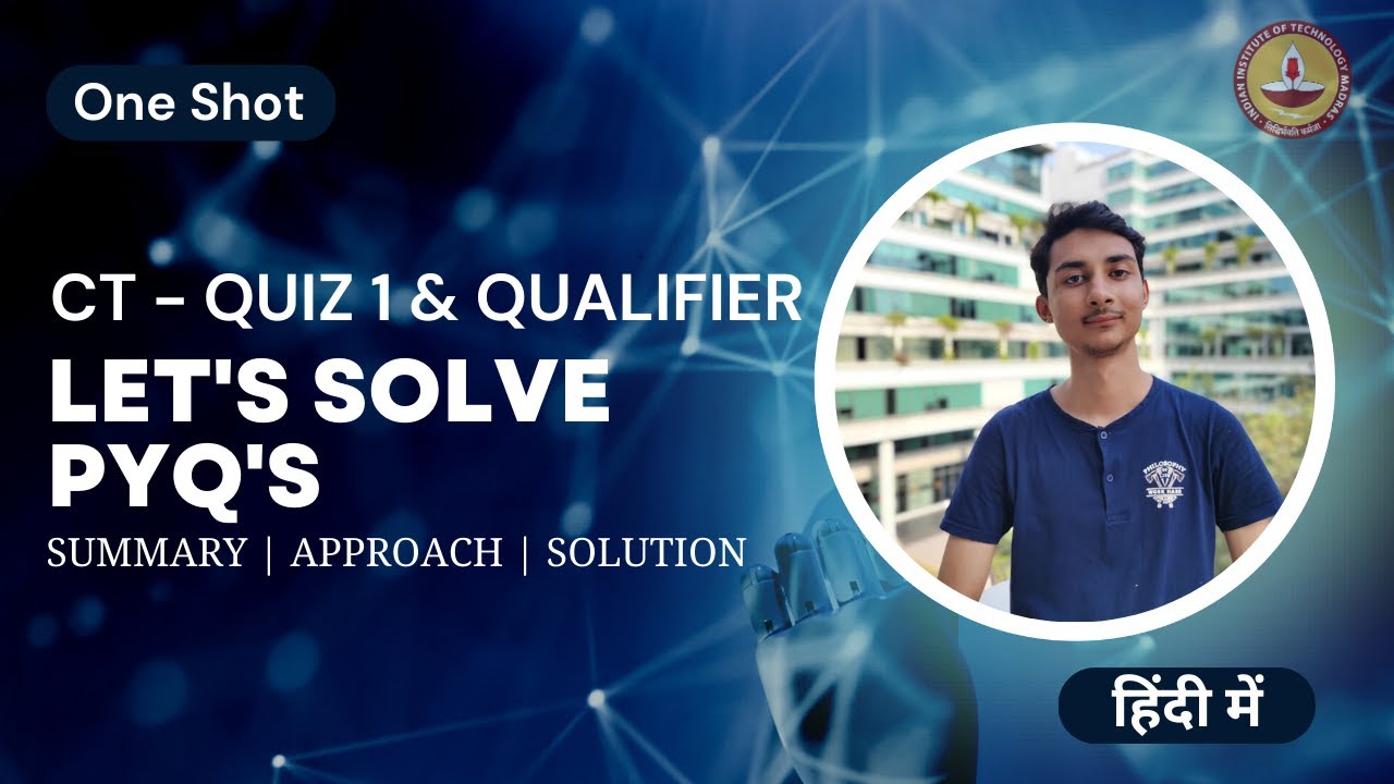 IITM Computational Thinking Quiz 1 PYQ | IIT Madras Online Bs Degree #iitmadras