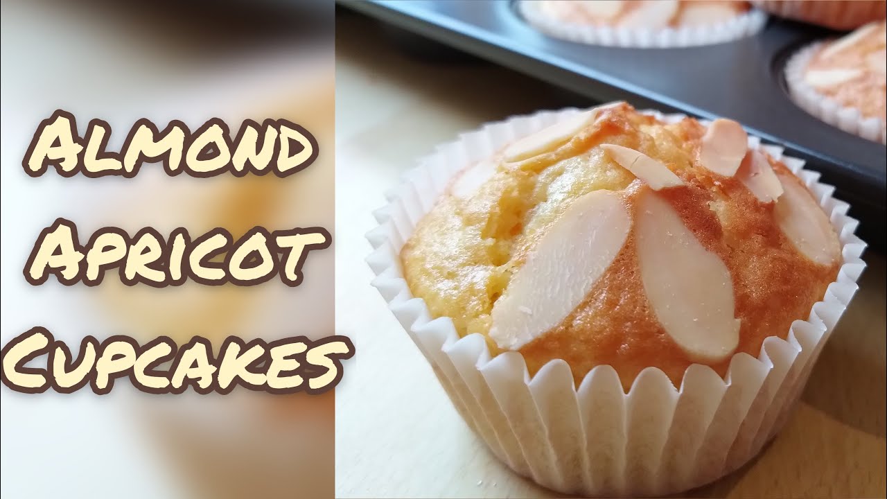 Almond Apricot Cupcakes | Gluten-free! | SUPER SOFT & SPONGY