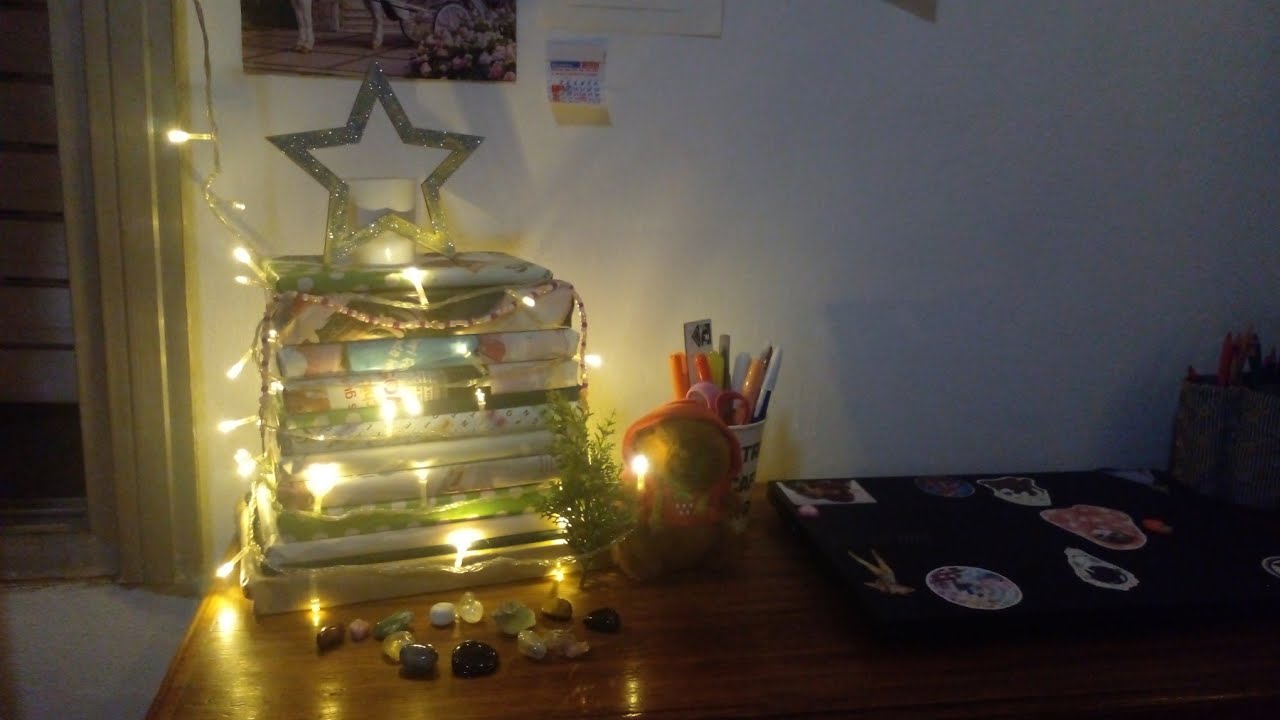 armando un arbolito de libros // VLOGMAS 2
