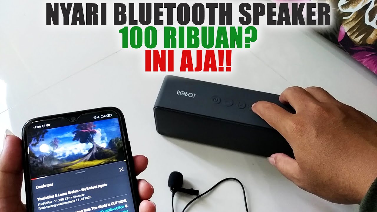 Review Speaker Bluetooth Robot RB420 Brio + Test Suara