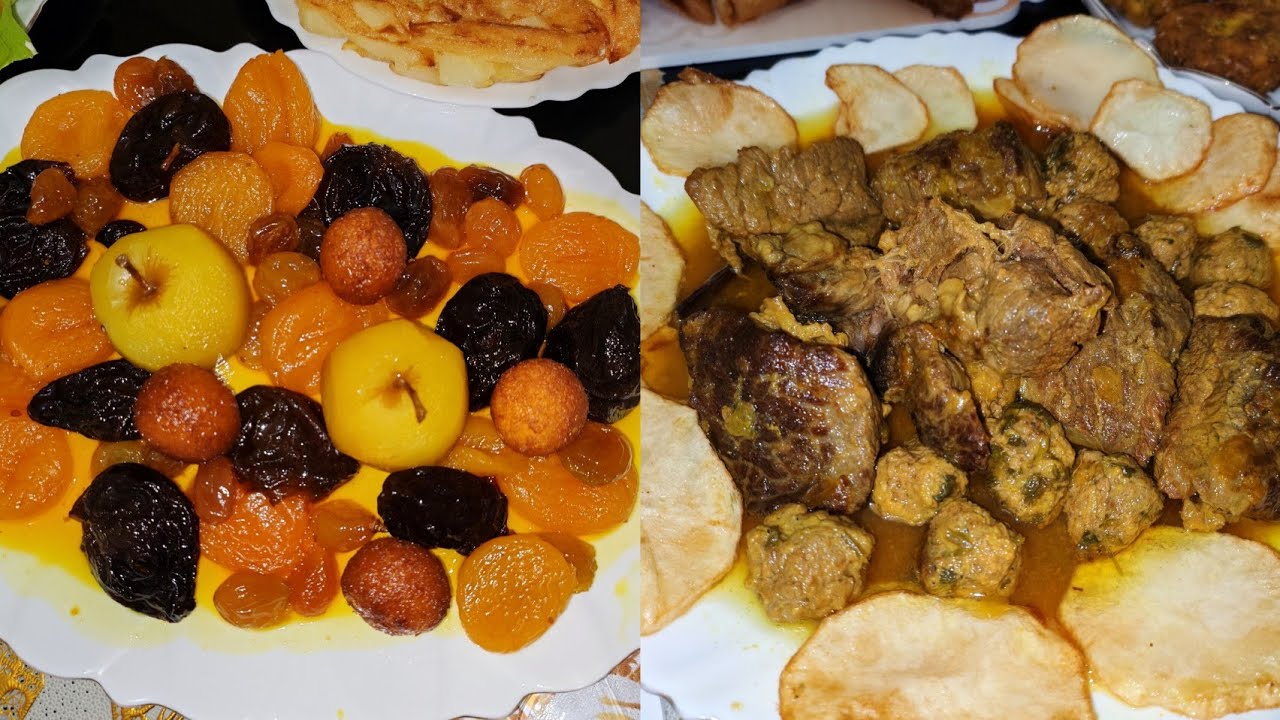 طاجين المحمر الكفتة 🥩 طاجين حلو بمقادير مضبوطة 😍 ❤️ 🌷 
