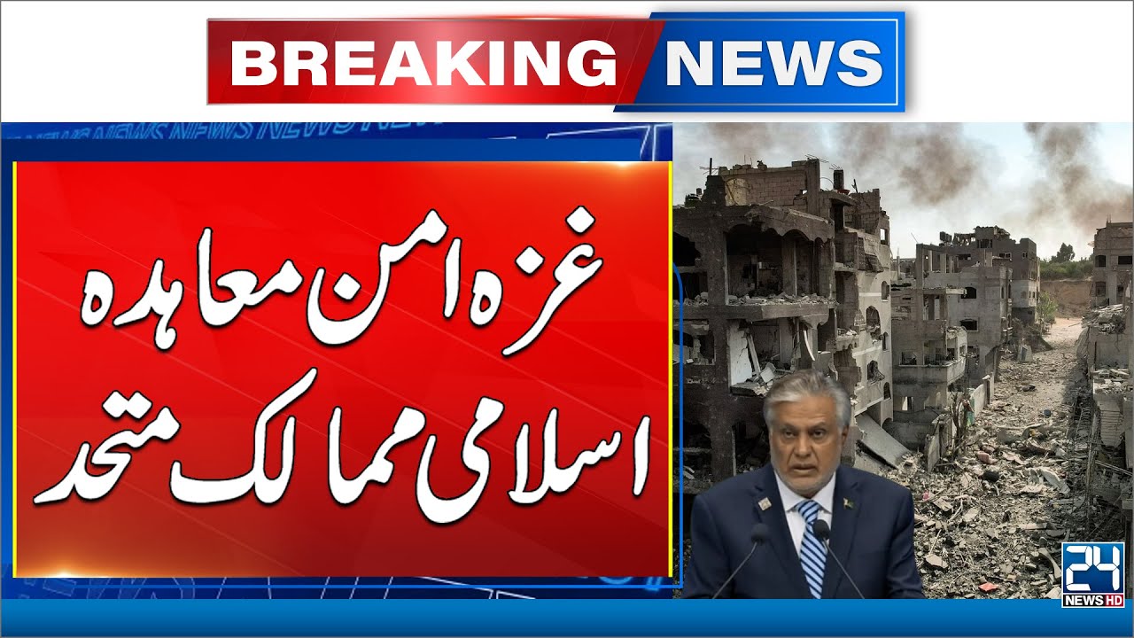 FM Ishaq Dar to Visit Istanbul - Pakistan Joins Islamic Nations for Gaza Peace - 24 News HD
