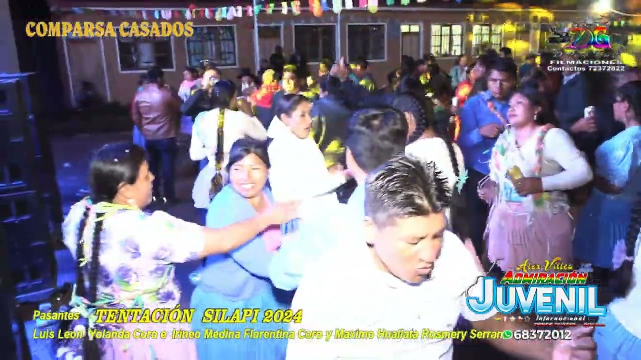 ALEX VILLCA Y SU GRUPO ADMIRACIÓN JUVENIL EN TENTACIONES DE SILAPI Y LA COMPARSA Y CASADOS 2024