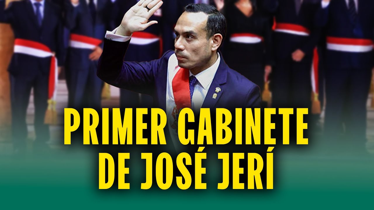 PRESIDENTE JOSÉ JERI TOMA JURAMENTO AL GABINETE MINISTERIAL