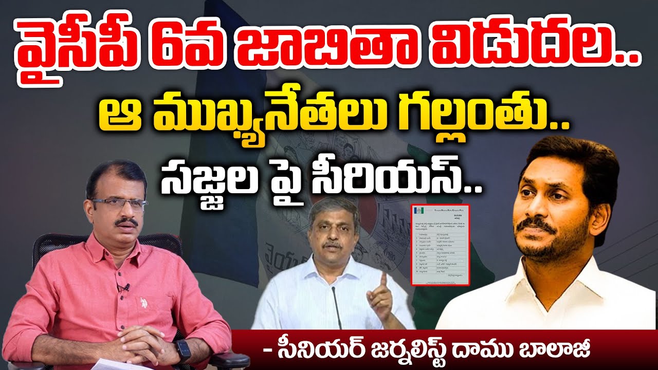 Shocking for YCP Main Candidates | YSRCP 6th List Released | Telugu Town