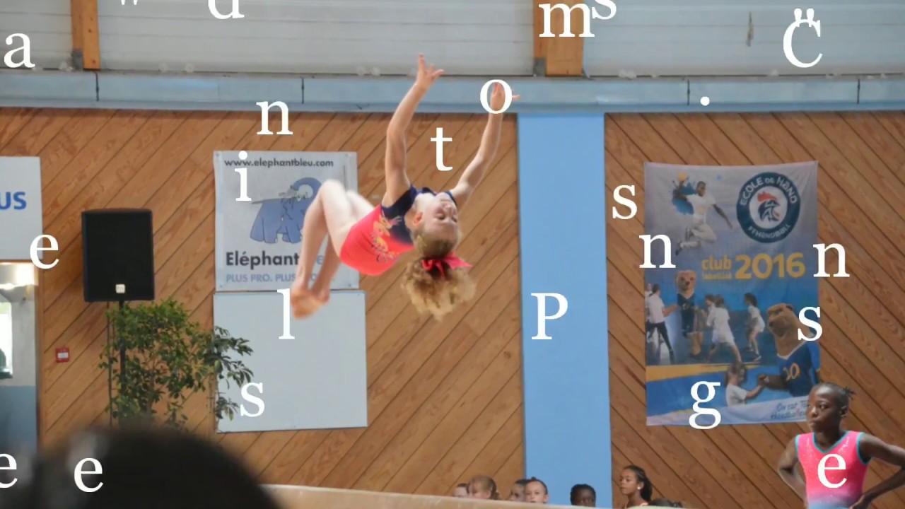 Passages de Camille au gala de Meaux Gymnastique