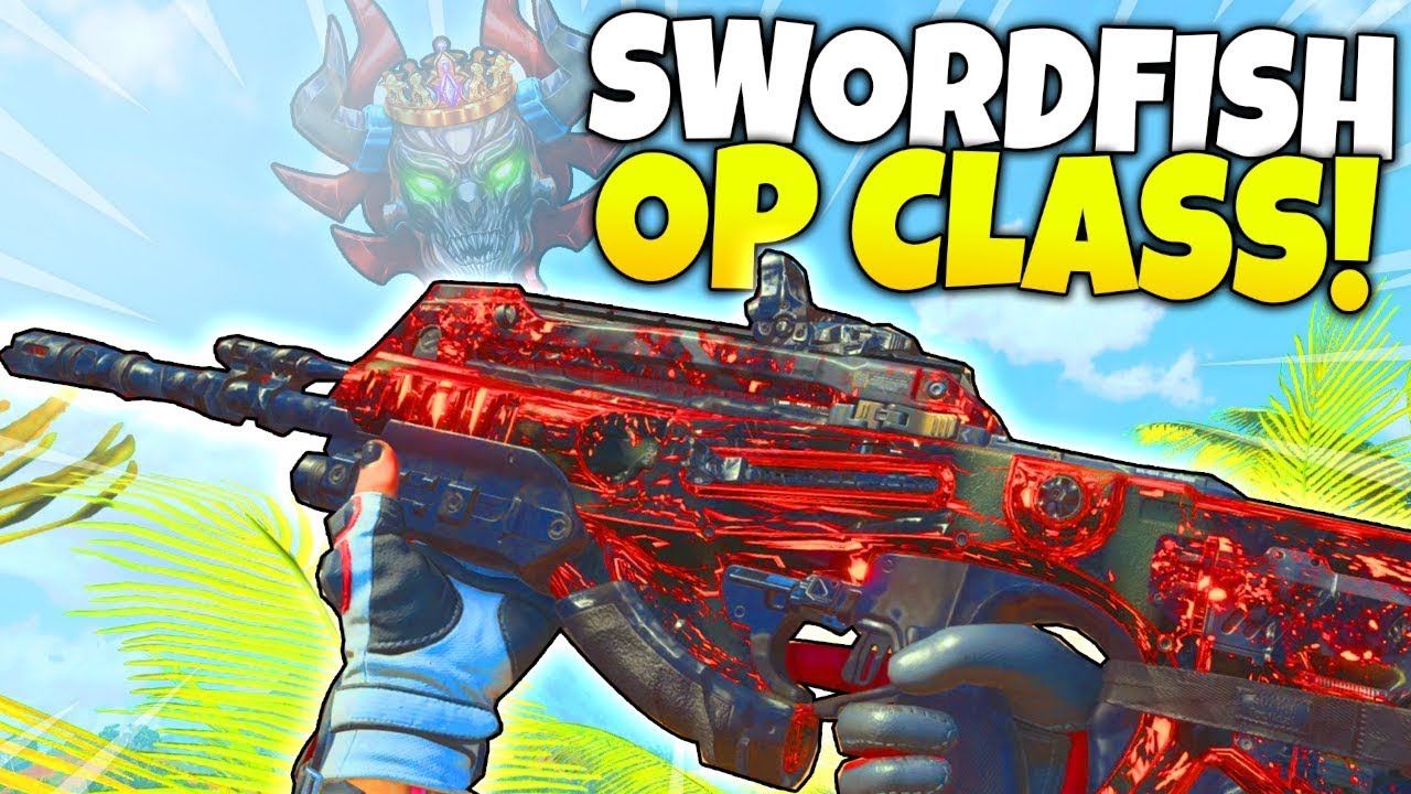 You CANT STOP THIS GUN in BO4.. 😳 (MOST OP CLASS!) - Black Ops 4 Swordfish