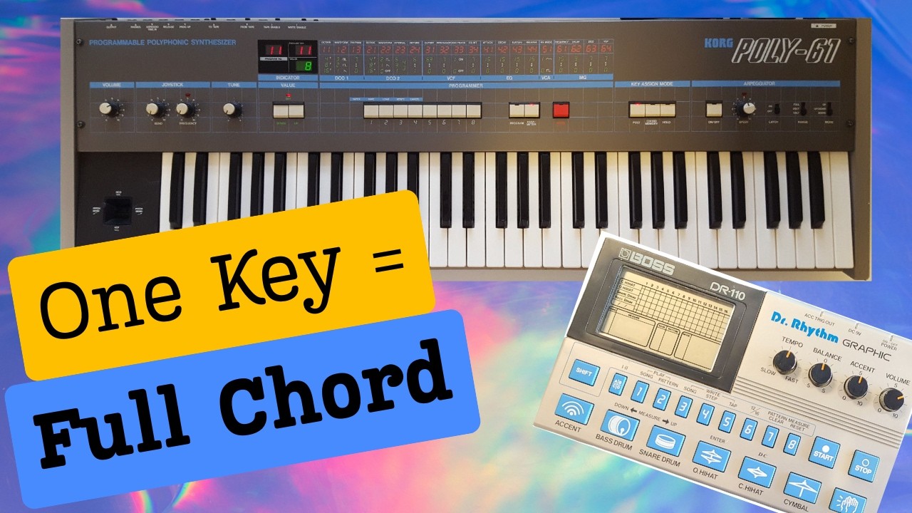 This 1982 Synth Plays Chords With One Finger