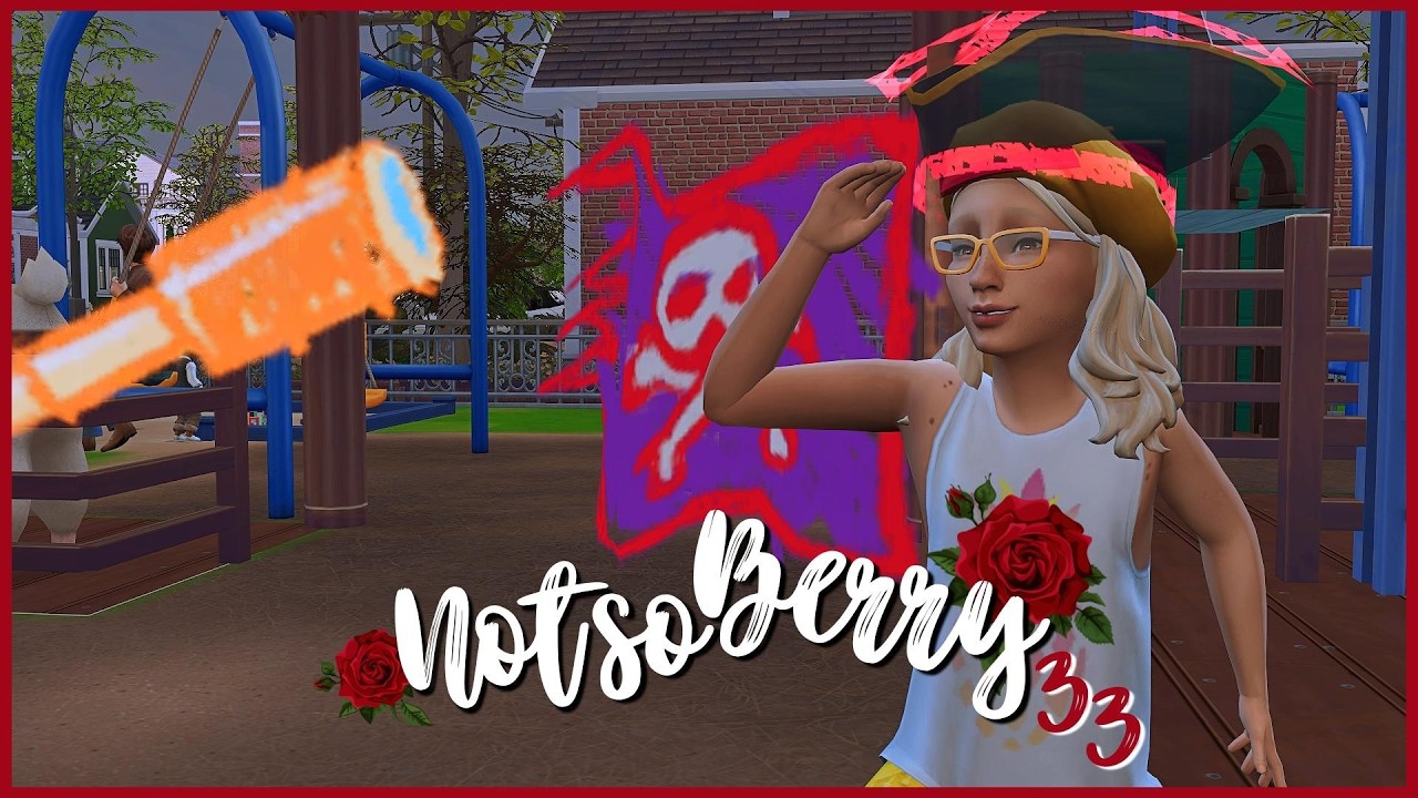 Trotz Erkältung, auf den Spielplatz, klettern und rutschen! Ep. 33 | Sims 4 Not so Berry Challenge ♦