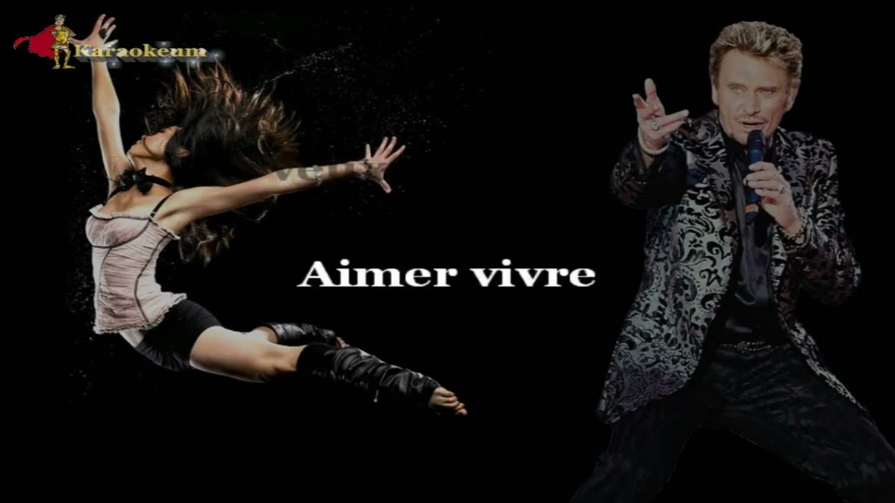 Johnny Hallyday - Aimer vivre  [Karaoke]