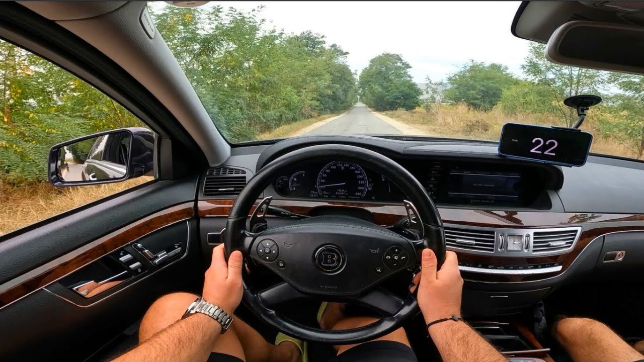 Mercedes Benz S350 CDI BRABUS 2010 [235HP] - POV TEST DRIVE