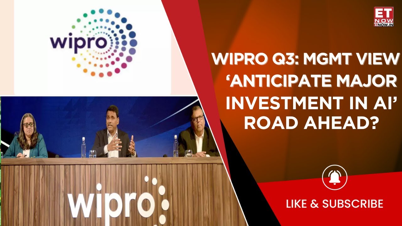 Wipro Jumps 8% In Trade! Management Decodes Wipro Q3 Results: Growth & Future Outlook| Business News