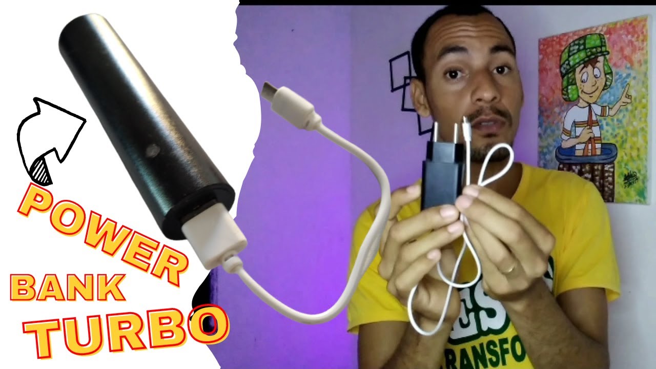 Power Bank , Carregador portátil TURBO. Como fazer/ diy