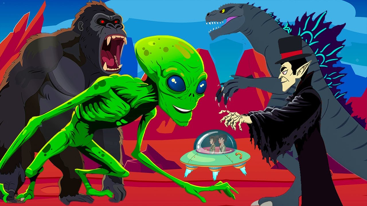 we're going on a godzill vs king kong vs Zorko the Alien vs bram stoker's dracula Hunt -Songs