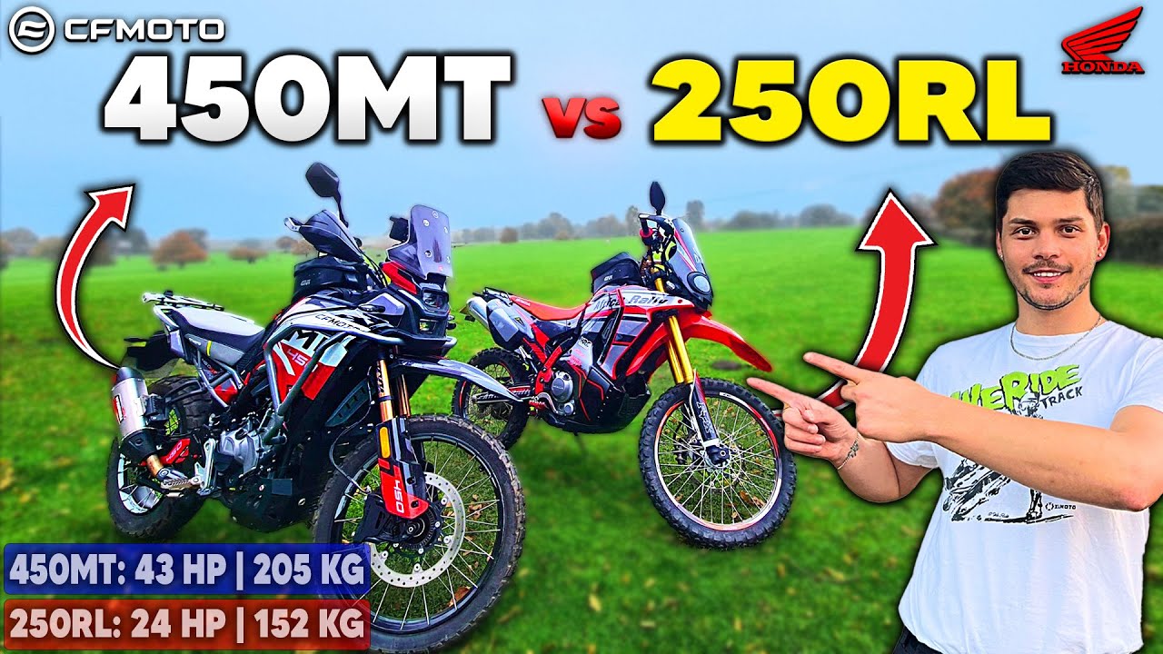CFMoto 450MT против Honda 250 Rally | Почему побеждает более ДЕШЁВЫЙ мотоцикл
