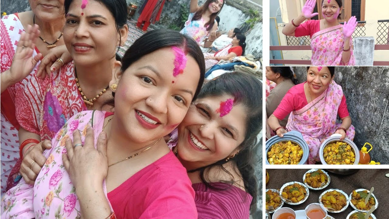 होली में किया जमके डांस और खूब आलू खाए🤠🎉🫟🙆 #dailyvlog  #vlog 