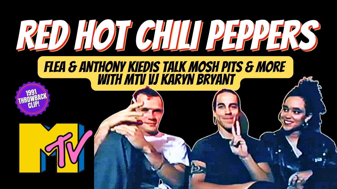 Red Hot Chili Peppers's Flea & Anthony Kiedis Throwback Clip From 1991! Talk Mosh Pits & More W/ KB