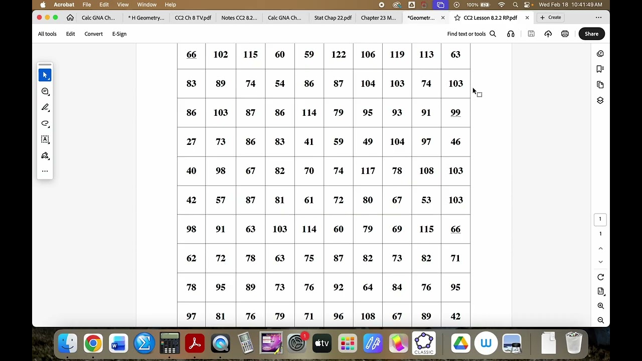 Pre Alg Feb 18