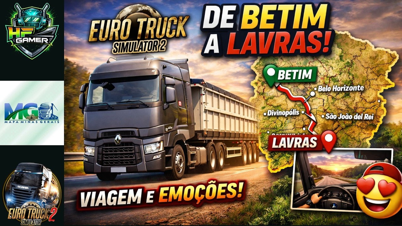 Mapa Minas Gerais ETS2 1.58