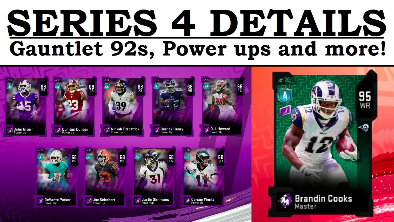 SERIES 4 DETAILS! LEVEL REWARDS 71-80! FREE 95 OVR AND GAUNTLET 2 PLAYERS! MADDEN 20 ULTIMATE TEAM