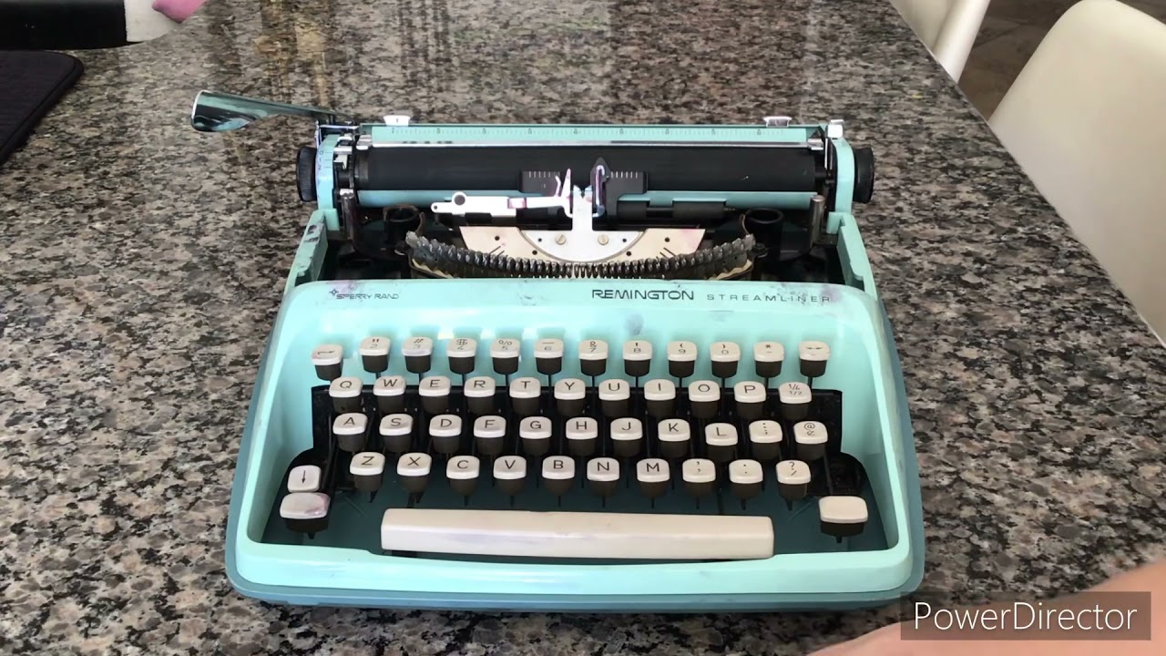 How to change the ink Ribbon on the sperry Rand Remington streamliner ￼Typewriter￼