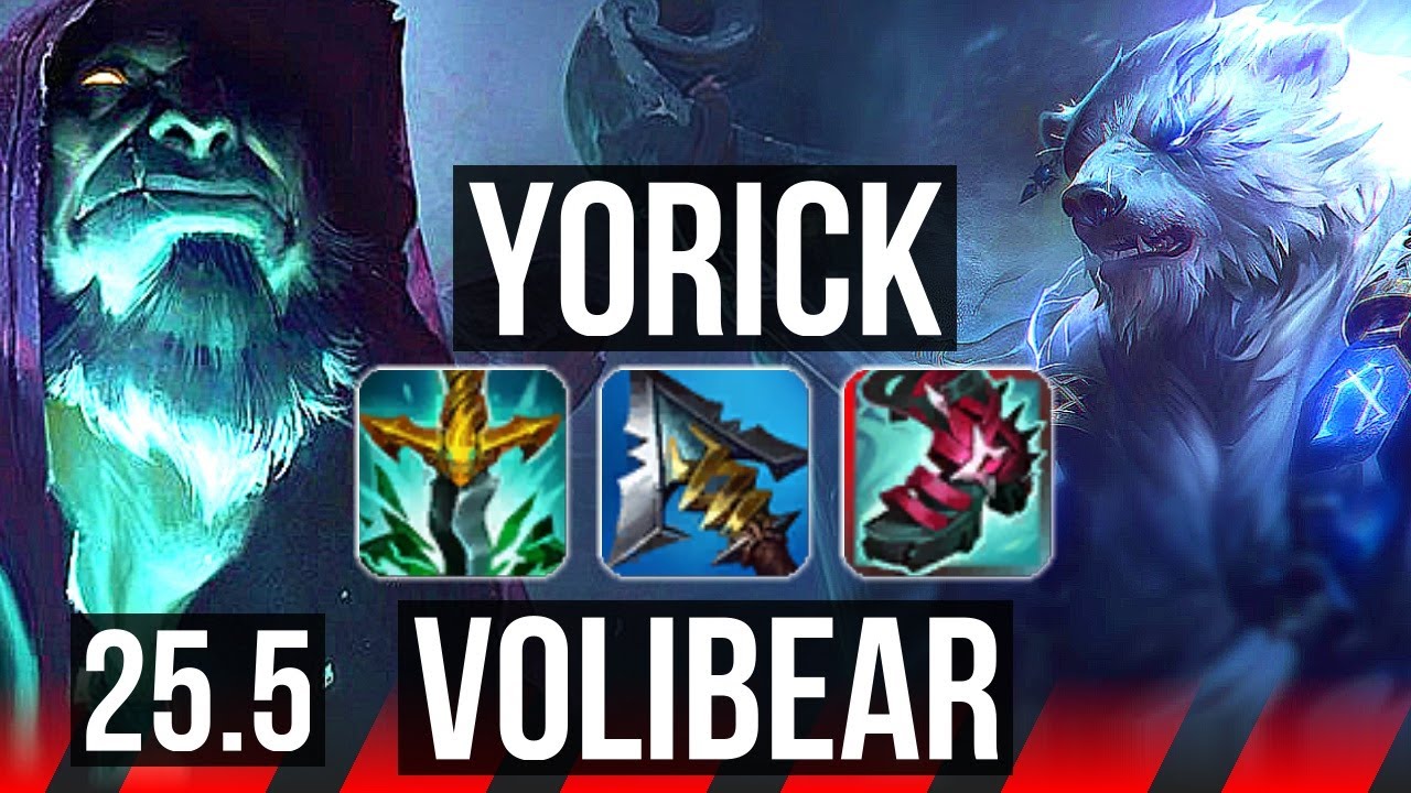 YORICK vs VOLIBEAR (TOP) | 5/2/8 | VN Challenger | 25.5