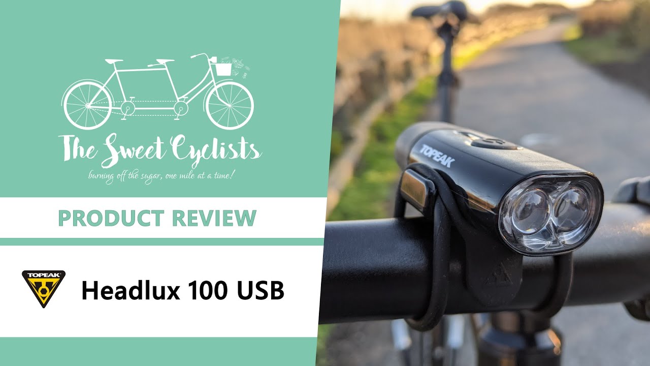 Topeak Headlux 100 USB Front Headlight Review - feat. Dual LED + 40 hr Runtime + Daytime Visible