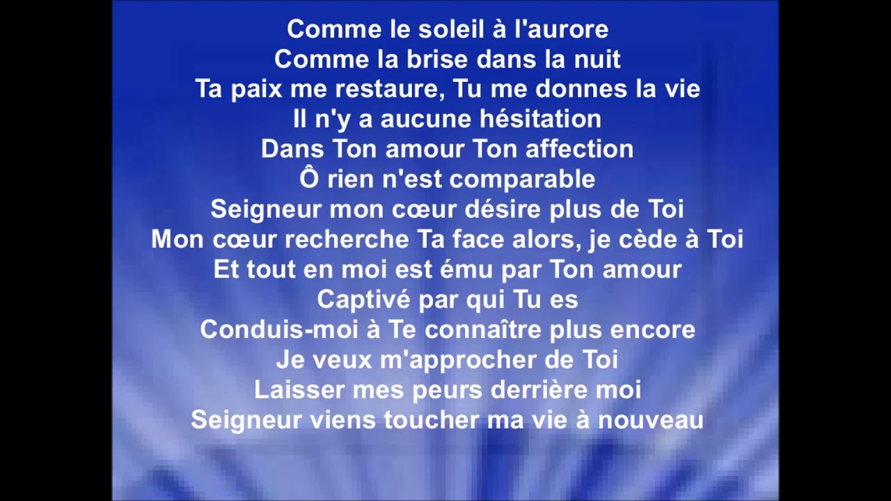 VIENS TOUCHER MA VIE - Hillsong en Français