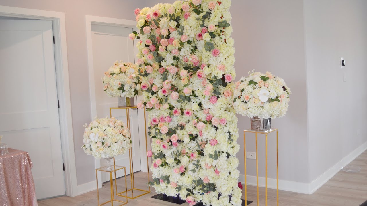 DIY- Flower Wall Diy- Foam Board & Pool Noodle Flower Wall Diy-Luxury Flower Wall