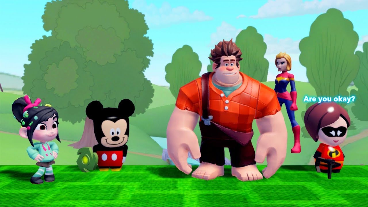 Wreck It Ralph vs Vanellope Survive Disney Games Superheroes | Superheroes