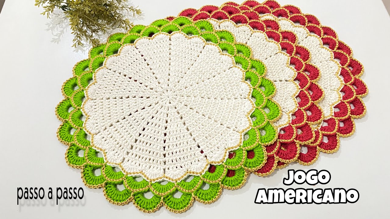 Jogo Americano Turco Simples #sousplat #edilenefitipaldi