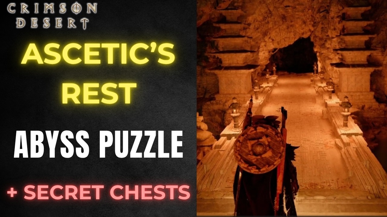 Ascetic's Rest Abyss Puzzle - WITH SECRET CHEST - COMPLETE Walkthrough - Crimson Desert