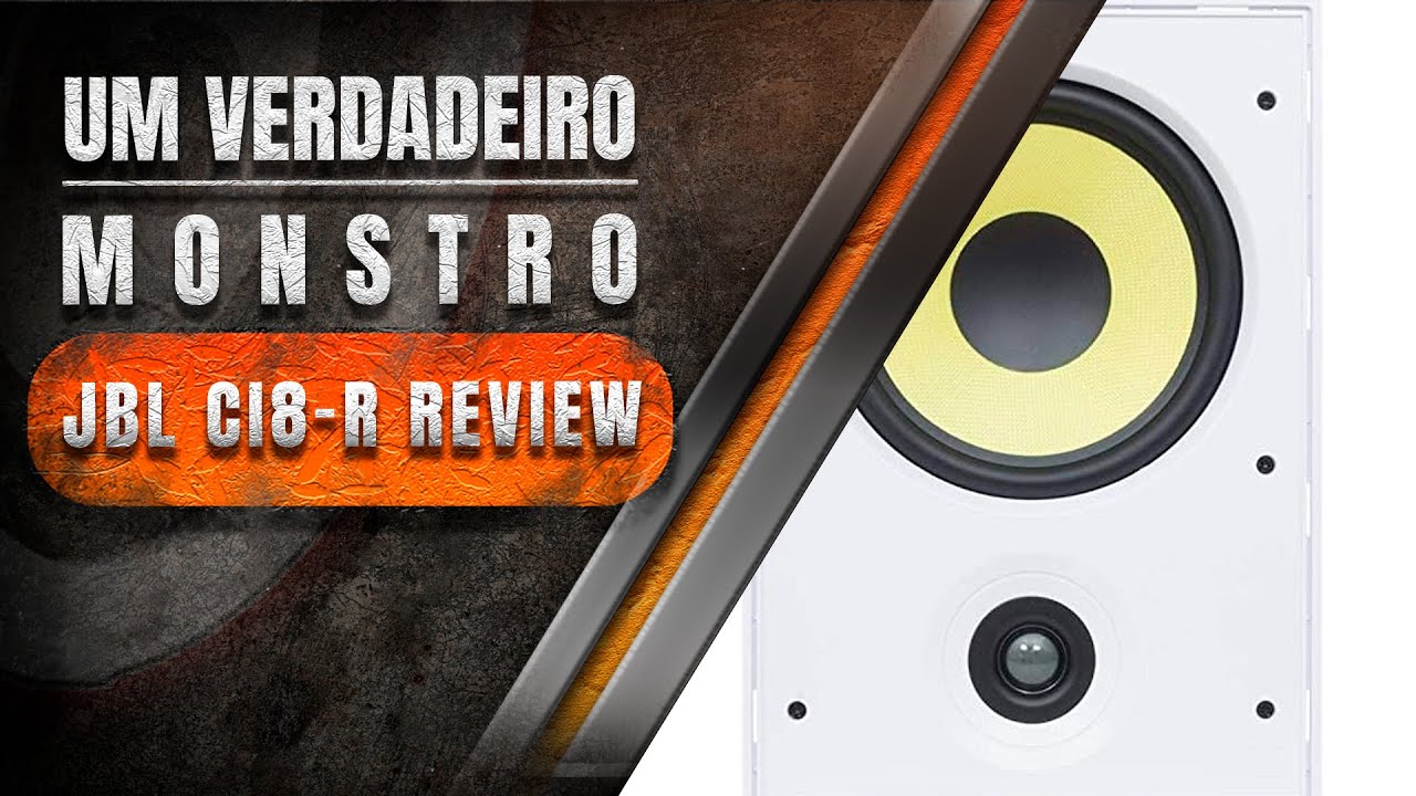 CAIXA PARA HOME THEATER JBL CI8-R | CAIXA DE EMBUTIR NO FORRO REVIEW | 100W RMS | WOOFER DE 8