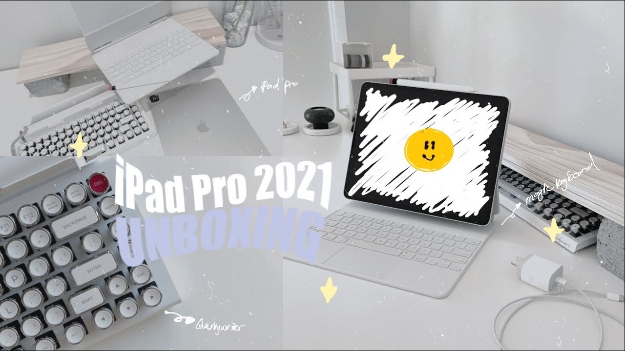  iPad Pro 2021 unboxing (12.9 M1 chip) + Magic keyboard + Apple Pencil + HUGE HAUL ACCESSORIES