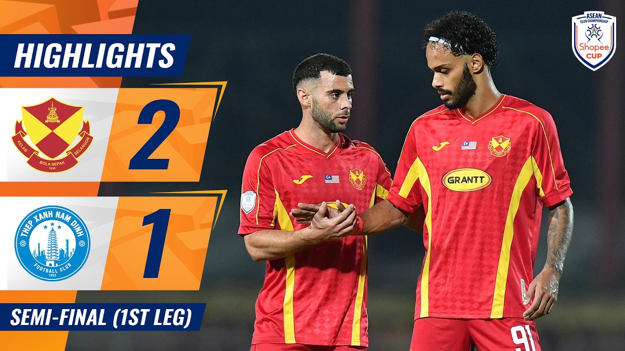 🇲🇾 Селангор 2-1 Нам Динь 🇻🇳 | Основные моменты Кубка #SHOPEECUP 2025/2026