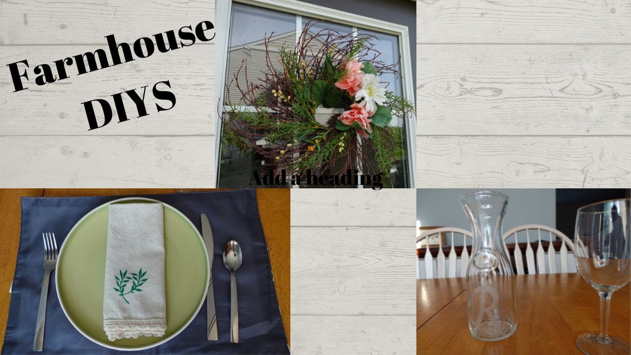 Farmhouse DIYS | Farmhouse DIYS on a budget