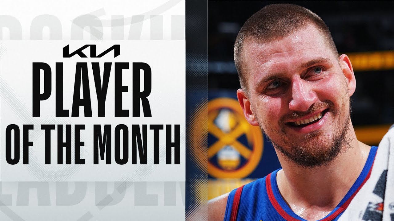 Nikola Jokić Is The Kia NBA Western Conference Player of the Month #KiaPOTM