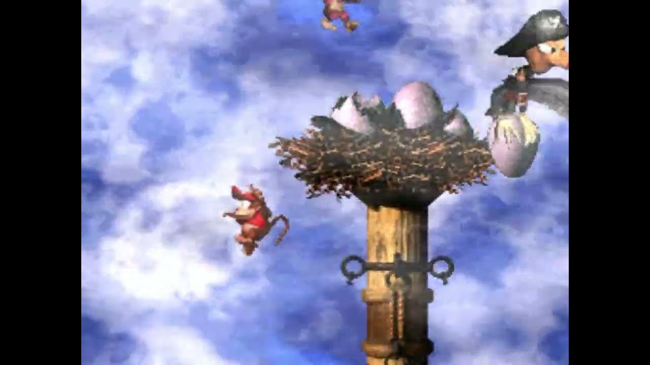 Donkey Kong Country 2 Boss Krow's Nest