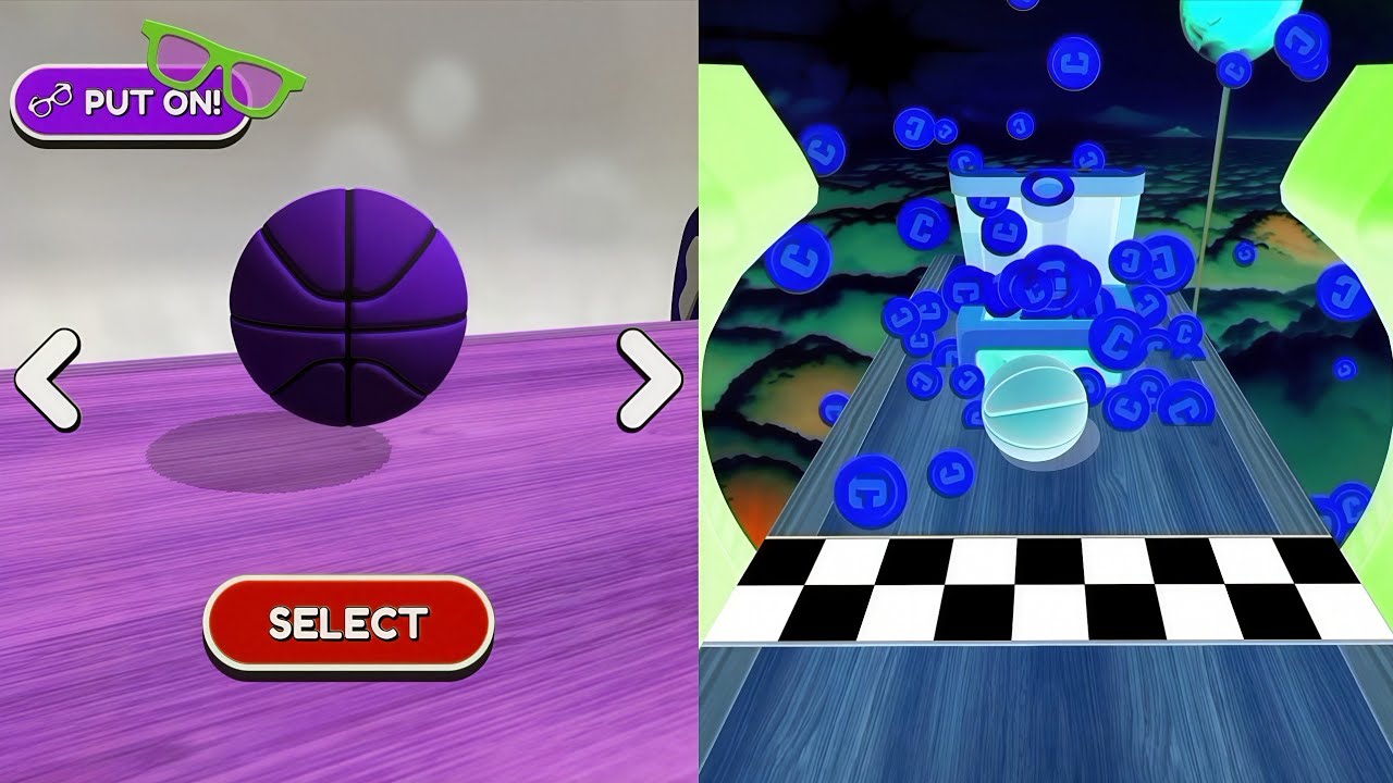 🌈🧿Going Balls, SpeedRun Vs Reverse Video Gameplay Part 431