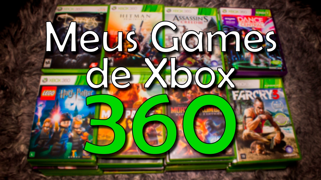 Minha Coleção de Jogos de Xbox 360 | 2017