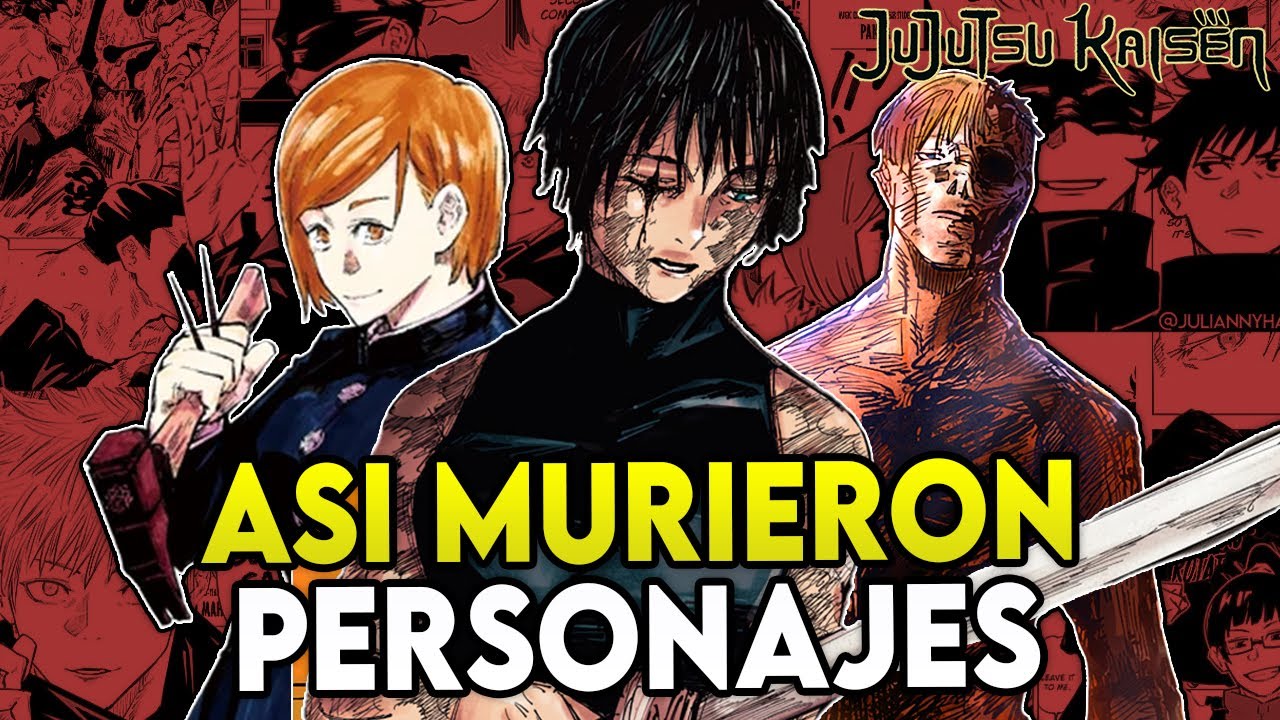 ⚡¿Como Murio Cada Personaje de Jujutsu Kaisen? | Las Muertes de Shibuya